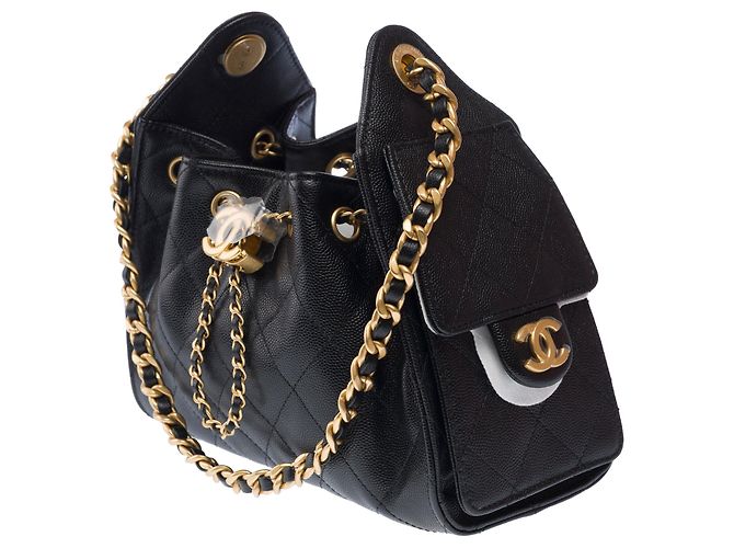 Borsa CHANEL in Pelle Nera - 103242 - vista 5