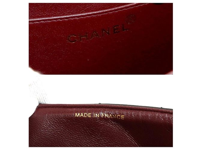 Borsa a spalla Chanel Diana Matelassé in agnello nero - vista 9