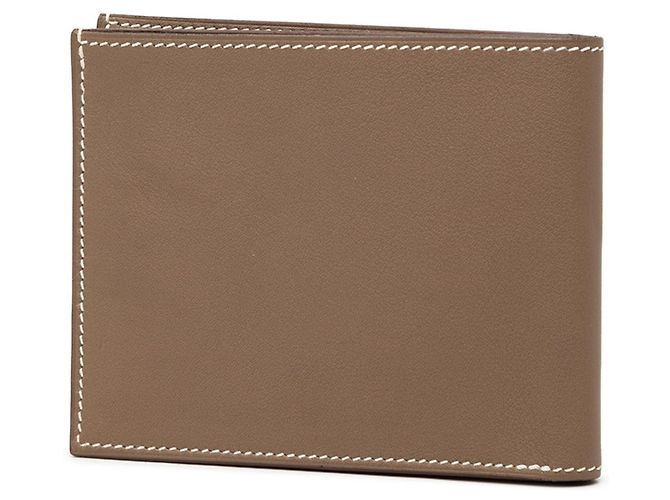 Hermès Billetera bifold de twill Citizen Hermes Gris pardo - vista 2