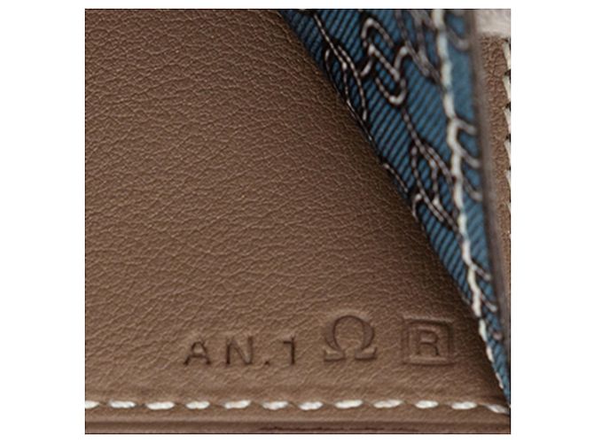 Hermès Billetera bifold de twill Citizen Hermes Gris pardo - vista 7