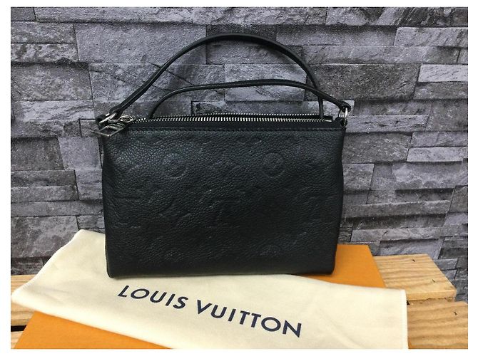Louis Vuitton Pallas BB Pelle Monogramma Nera Nero - vista 3
