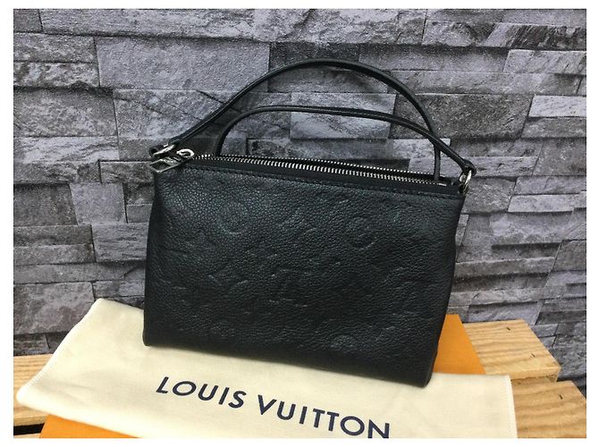 Louis Vuitton Pallas BB Pelle Monogramma Nera Nero - vista 4
