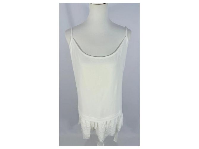 Autre Marque Weißes Camisole-Kleid - Ansicht 2