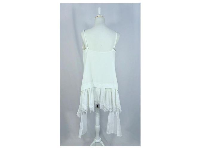 Autre Marque Weißes Camisole-Kleid - Ansicht 4