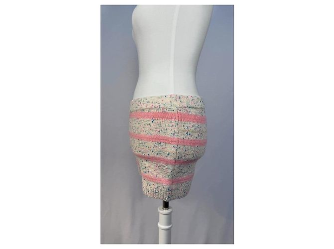 J.Crew Mini short in rosa e bianco mélange - vista 2