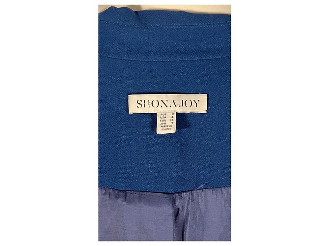 Autre Marque Irena Blazer Jacket with Patch Pockets in Navy Blue - view 6