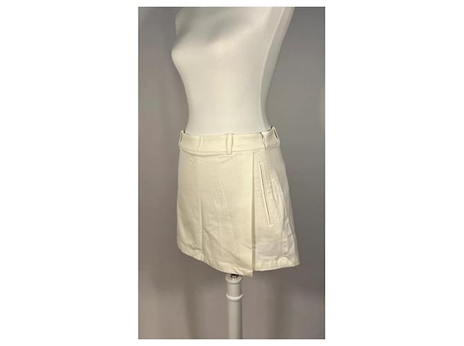 J.Crew Minifalda de algodón blanco - vista 2
