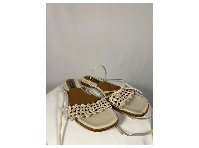 Autre Marque Sandali The Soleil in Ecru Beige - vista 2