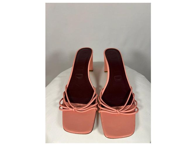 Staud Sandali con tacco rosa - vista 4