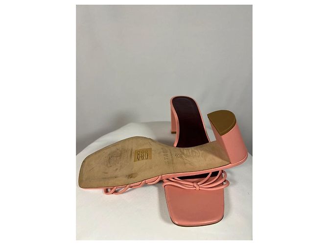 Staud Sandali con tacco rosa - vista 6