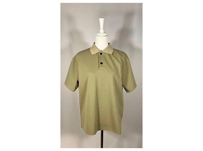 Autre Marque Polo Dianne de algodón caqui - vista 2