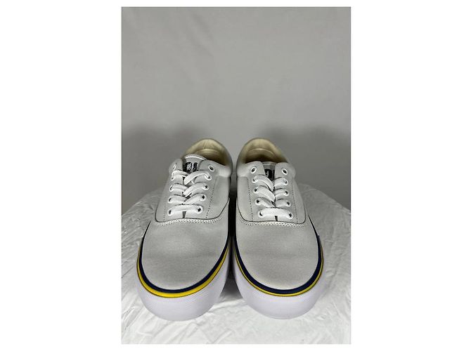 Polo Ralph Lauren Weiße Keaton-Canvas-Sneaker - Ansicht 2