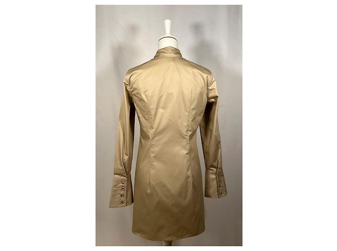 Anine Bing Abito Camicia Tiffany Beige - vista 2