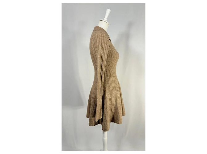 Autre Marque Kurzes Kleid Izel taupe Braun - Ansicht 4