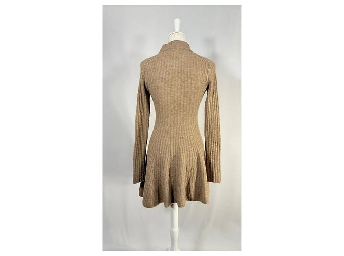 Autre Marque Kurzes Kleid Izel taupe Braun - Ansicht 5