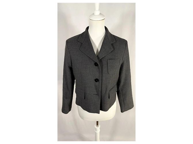 Autre Marque Blazer grigio da abito - vista 2