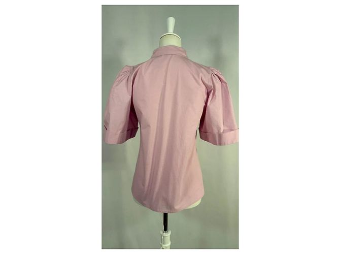 Gestuz Camicia rosa a maniche corte a sbuffo - vista 5