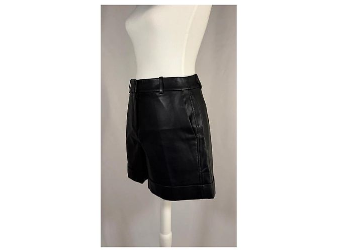 J.Crew Short Lucia in similpelle Nero - vista 2