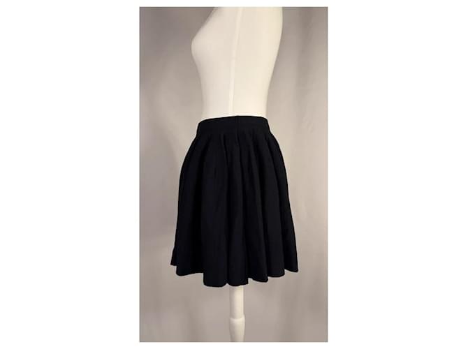 J.Crew Falda plisada negra elástica Negro - vista 2
