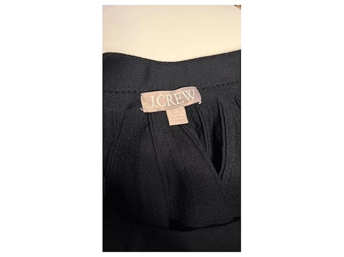 J.Crew Falda plisada negra elástica Negro - vista 4