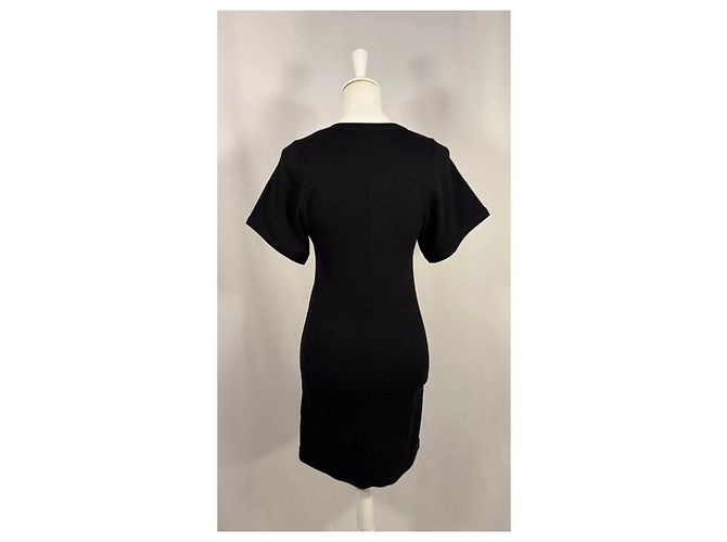 By Malene Birger Schwarzes Koela-Jersey-Kleid - Ansicht 4