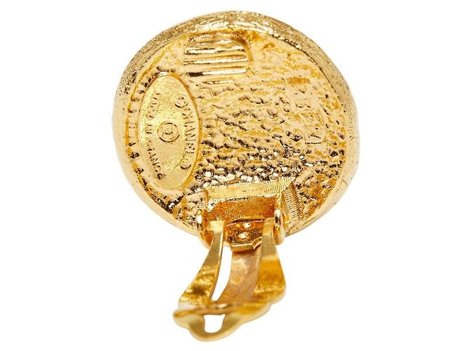 Orecchini a clip in metallo Chanel - vista 4
