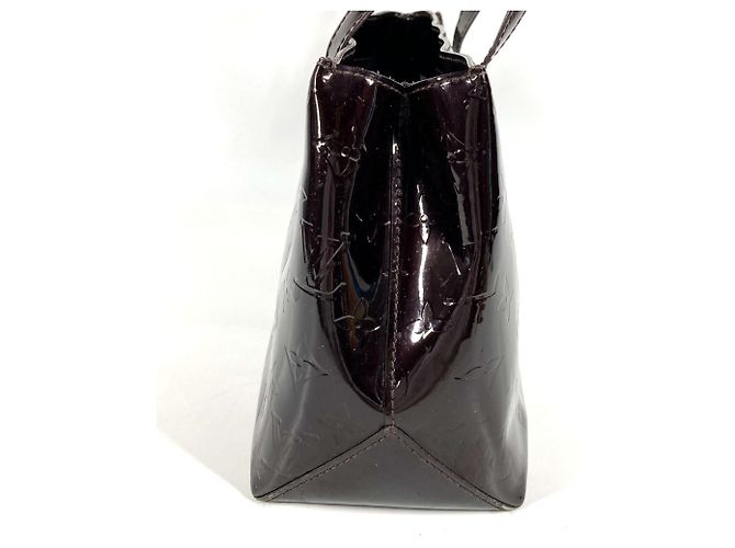 Louis Vuitton Monogram Vernis Wilshire PM Tote Bag Bordeaux Lila - Ansicht 3