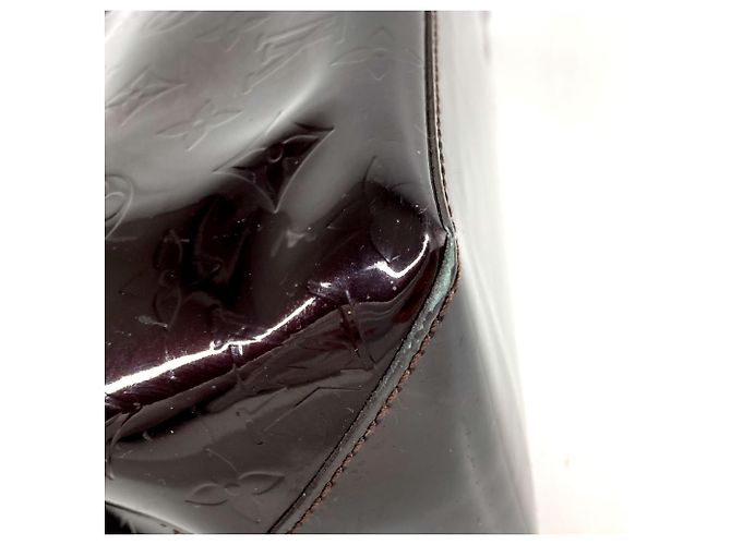 Louis Vuitton Monogram Vernis Wilshire PM Tote Bag Bordeaux Lila - Ansicht 8