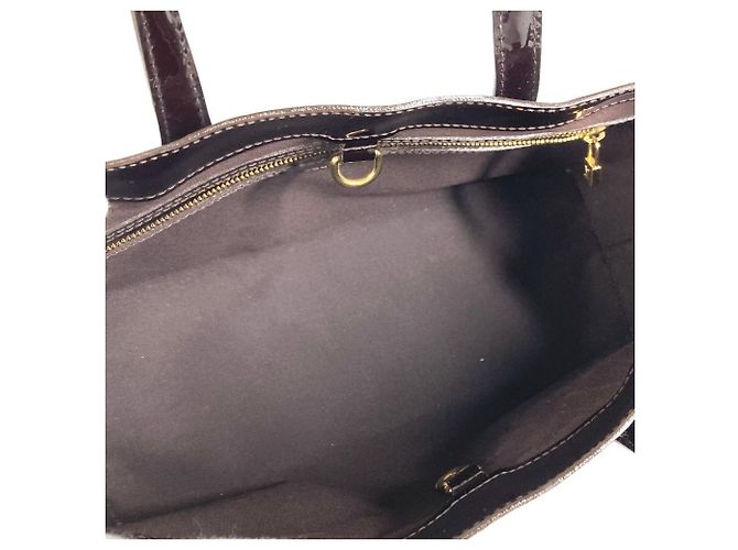 Louis Vuitton Monogram Vernis Wilshire PM Tote Bag Bordeaux Lila - Ansicht 9