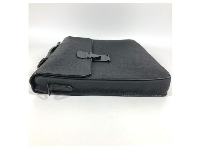 Borsa S-Lock in Taurillon Monogram Louis Vuitton Nero - vista 2