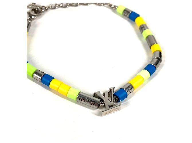 Bracciale a Catena Sunrise Louis Vuitton Blu Giallo - vista 3