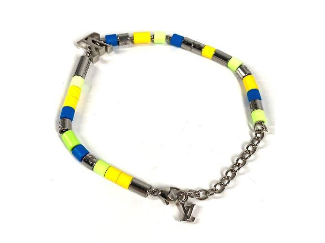 Bracciale a Catena Sunrise Louis Vuitton Blu Giallo - vista 4