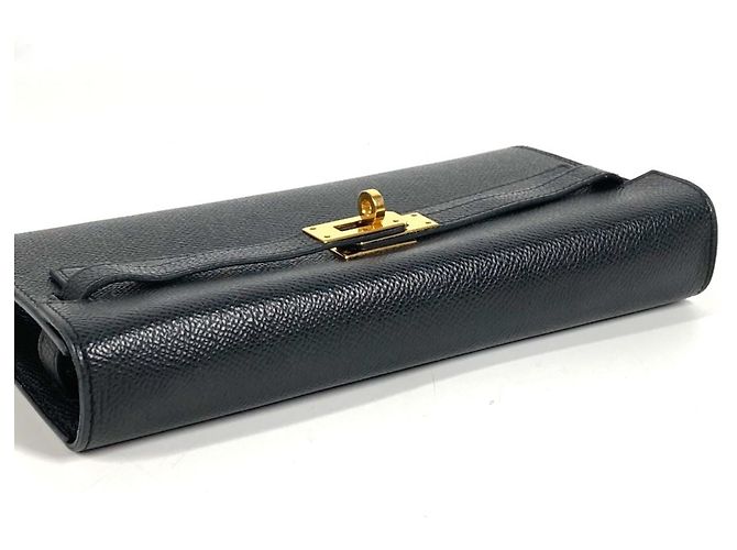 Borsa Hermès Kelly Long To-Go Nero - vista 4