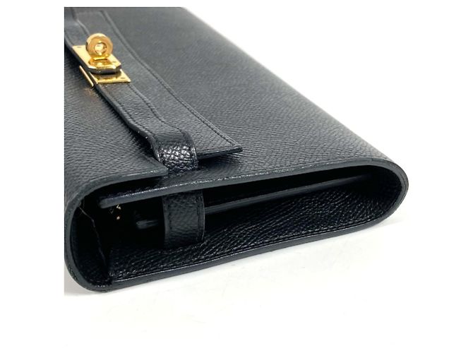 Borsa Hermès Kelly Long To-Go Nero - vista 6