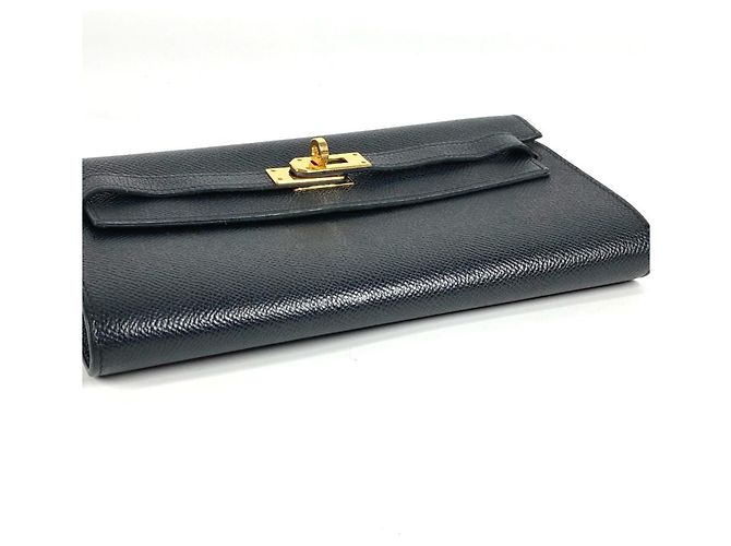 Borsa Hermès Kelly Long To-Go Nero - vista 8