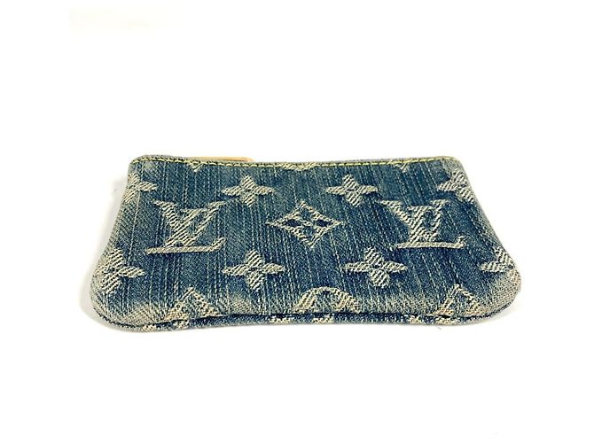 Monedero de denim Monogram Louis Vuitton Azul - vista 2