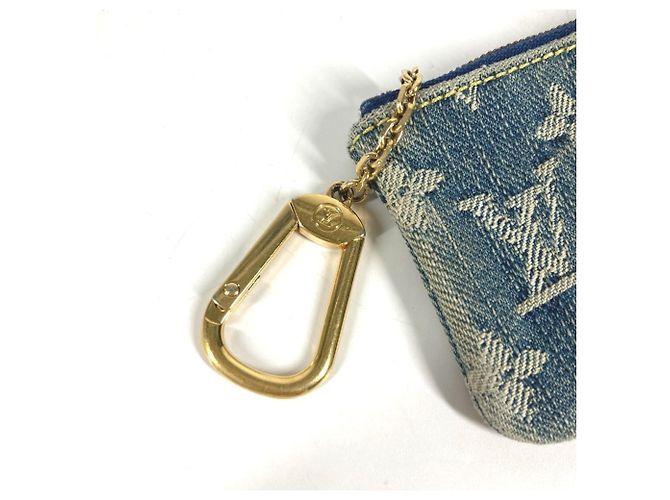Monedero de denim Monogram Louis Vuitton Azul - vista 9