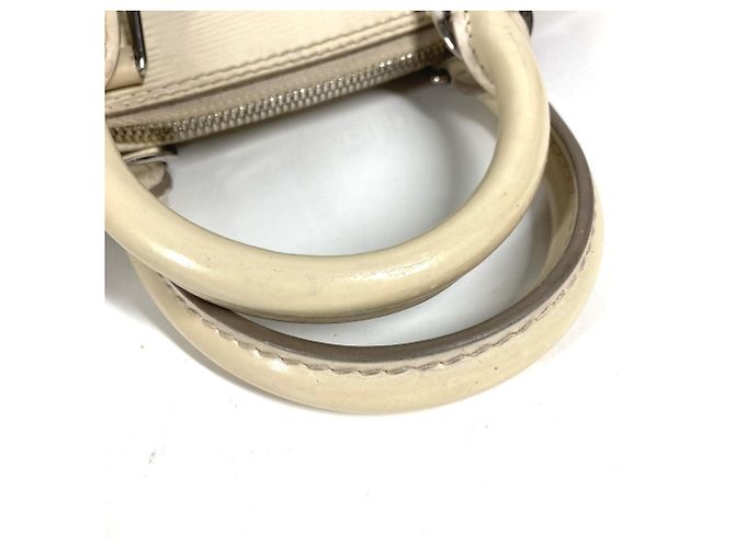 Borsa Alma BB in Epi Louis Vuitton Bianco Bianco sporco - vista 12