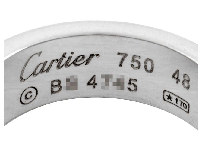 Anello Love Cartier in oro bianco 18K - vista 3