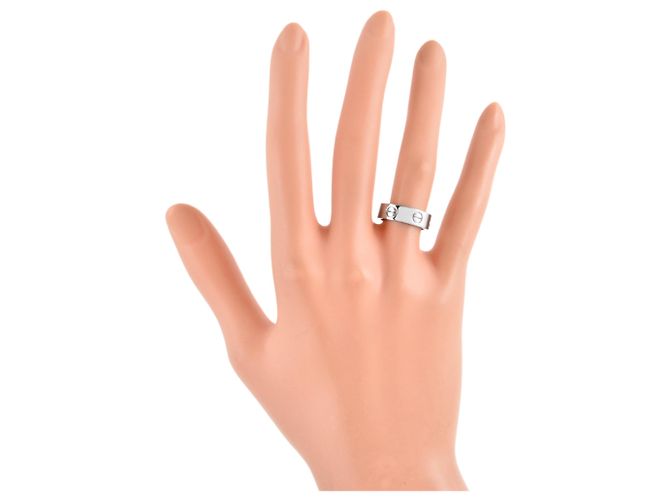 Anello Love Cartier in oro bianco 18K - vista 4