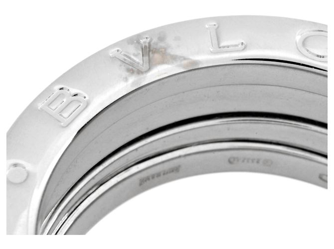 Bulgari Anello B.zero1 3 bande in oro bianco 18K Bvlgari - vista 4
