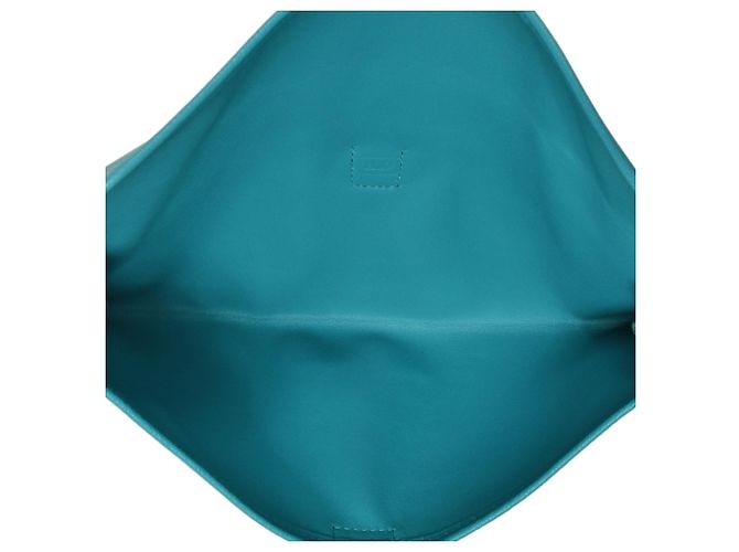 Borsa Clutch Hermès Jige Elan 29 Blu - vista 5