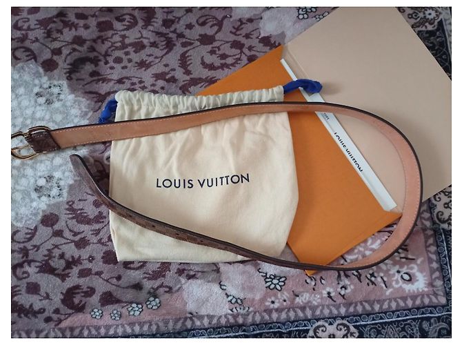 Louis Vuitton Gürtel Braun Leder - Ansicht 3
