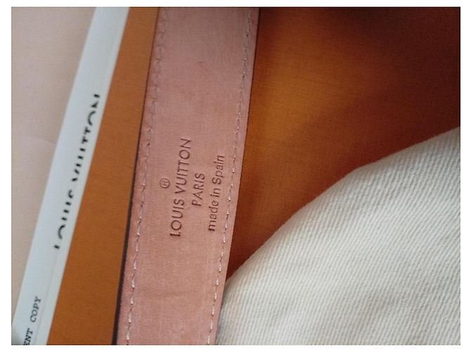 Louis Vuitton Gürtel Braun Leder - Ansicht 4