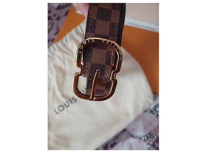 Louis Vuitton Gürtel Braun Leder - Ansicht 6