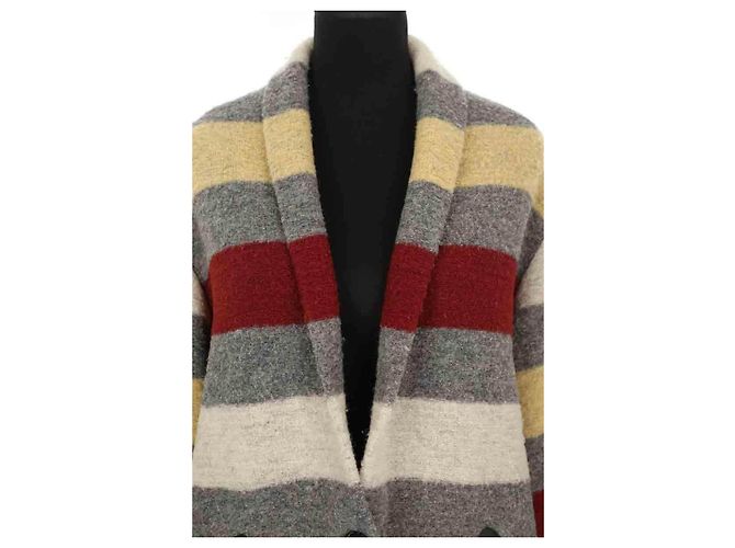 Isabel Marant Etoile Multicolored wool coat - view 2