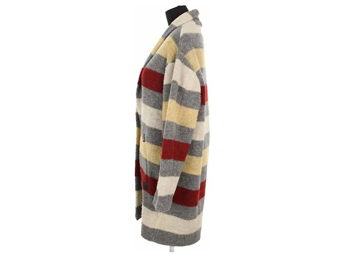 Isabel Marant Etoile Multicolored wool coat - view 3