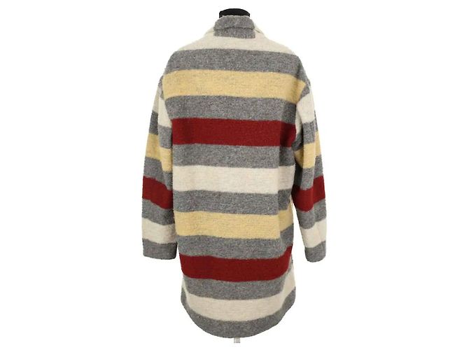Isabel Marant Etoile Multicolored wool coat - view 4
