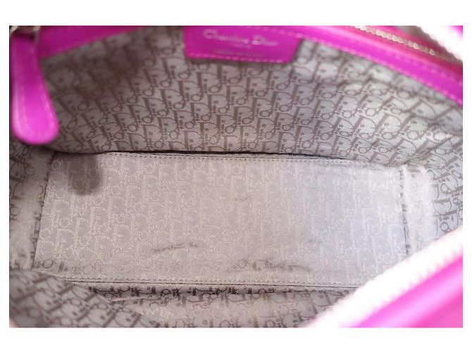 Borsa Lady Dior Medium in pelle rosa - vista 12