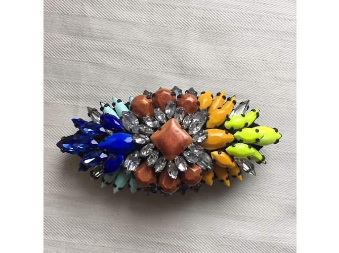 Spilla Vintage in Strass Shourouk Multicolore - vista 5